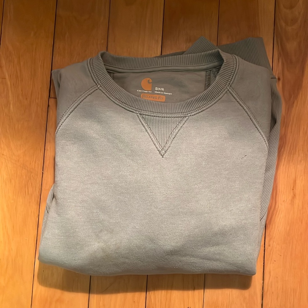 Size Small Women’s Carhartt Pullover in Teal